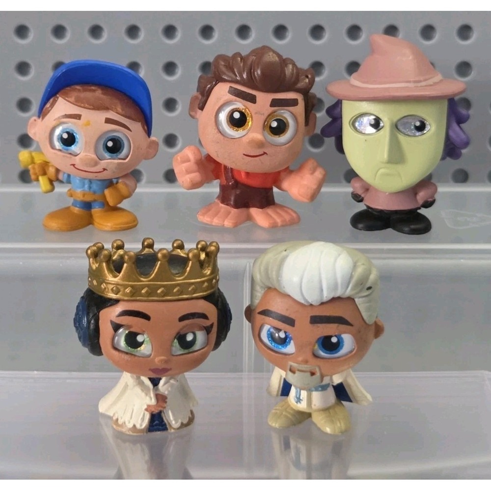 Disney Doorables Wreck-It Ralph Fix-It Felix Jr Figure 5pc Lot Collectible